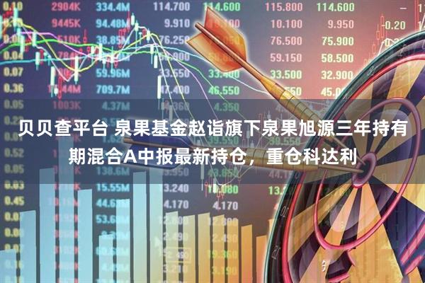 贝贝查平台 泉果基金赵诣旗下泉果旭源三年持有期混合A中报最新持仓，重仓科达利